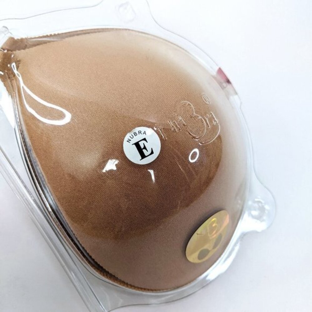 NuBra Size E Backless Seamless and Strapless Bra in Tan